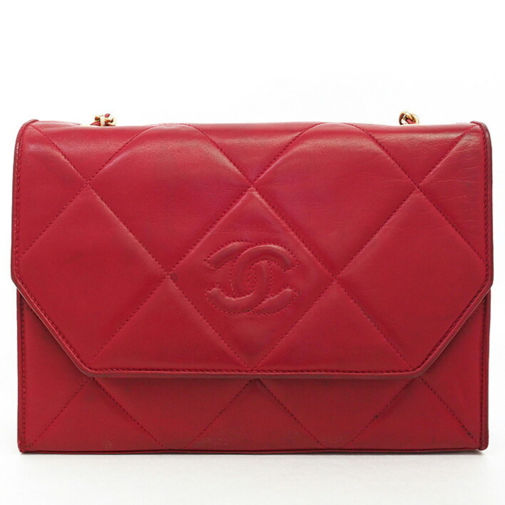 Chanel Diamond Chain Shoulder Bag Coco Mark